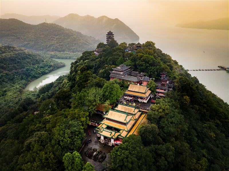 中國 重慶 豐都鬼城 航拍 中國 重慶 豐都鬼城 航拍