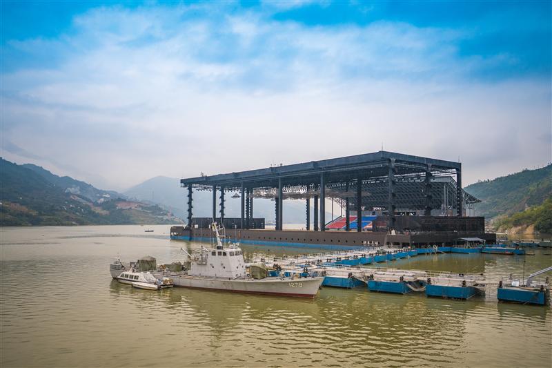 中国 重庆 奉节 白帝城 归来三峡表演台