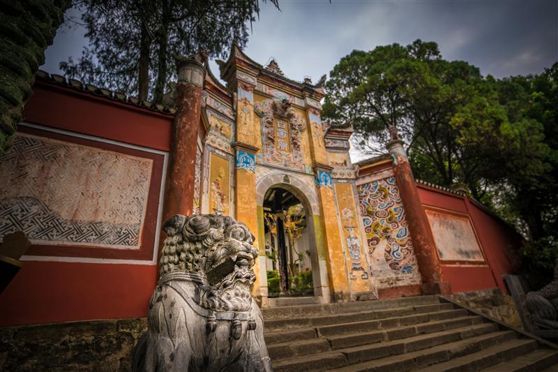 中國 重慶 奉節(jié) 白帝城 白帝廟