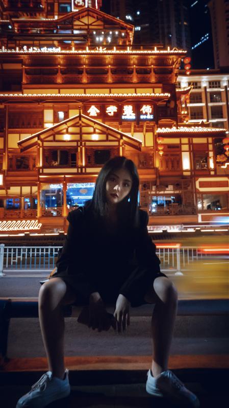 中國 重慶 洪崖洞 蕓蕓