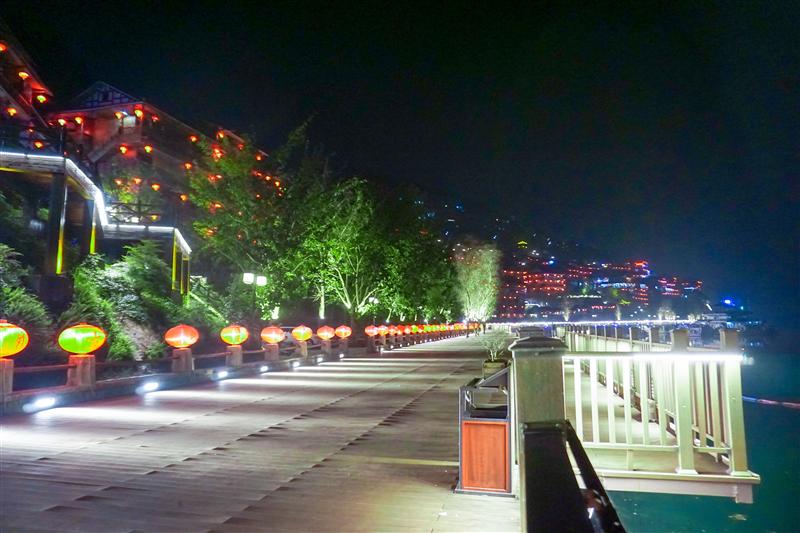 重庆酉阳 龚滩古镇 夜景