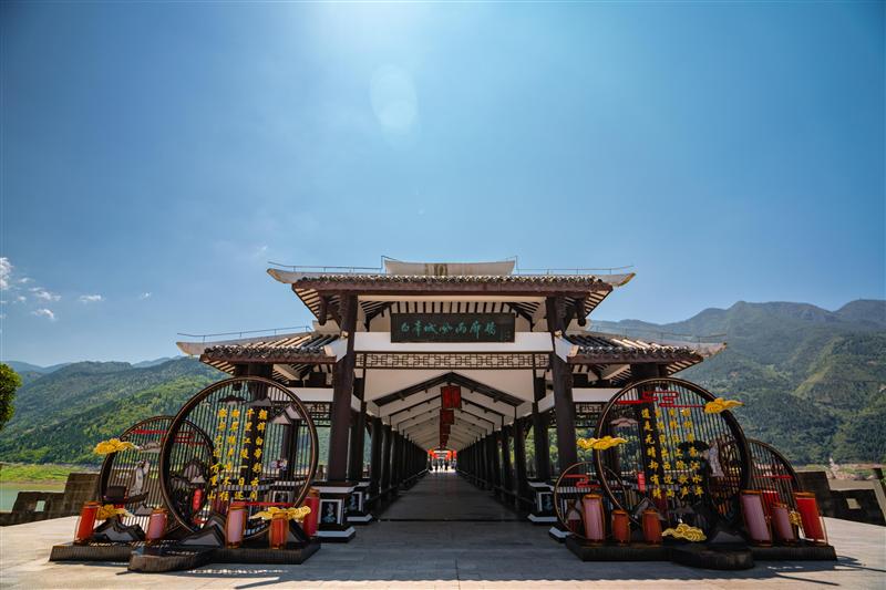白帝城風雨廊橋 白帝城風雨廊橋