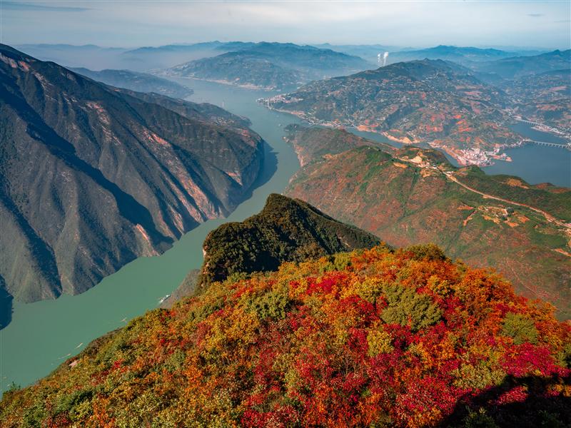 三峡之巅冬季 三峡之巅冬季