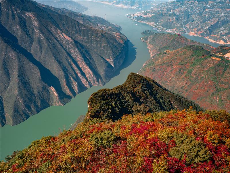三峡之巅冬季 三峡之巅冬季