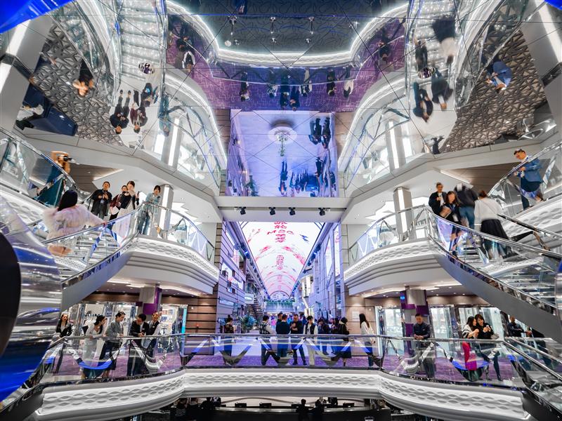 吳淞口碼頭msc榮耀號大廳