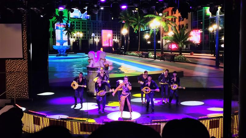 海洋游輪愛達魔都船上設施大都會劇場4層夏季