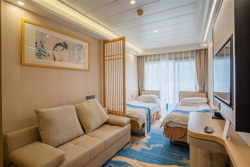 華夏5號2F陽台標准間