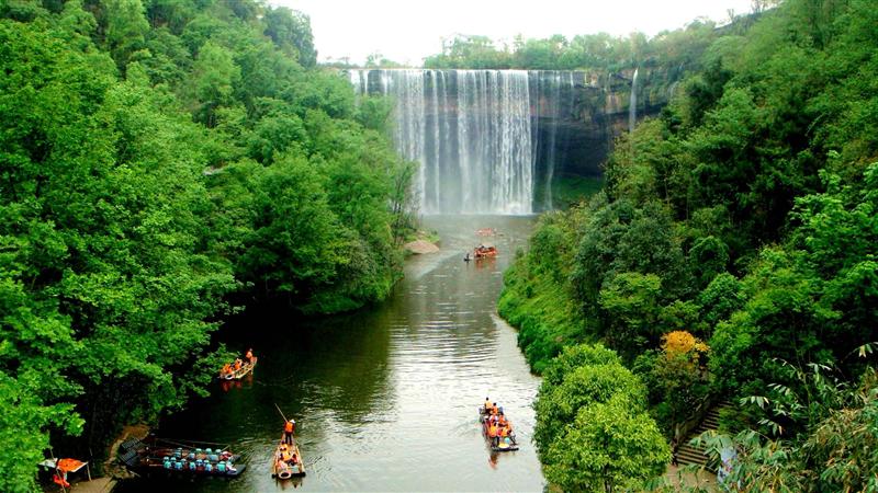 万州大瀑布 万州大瀑布