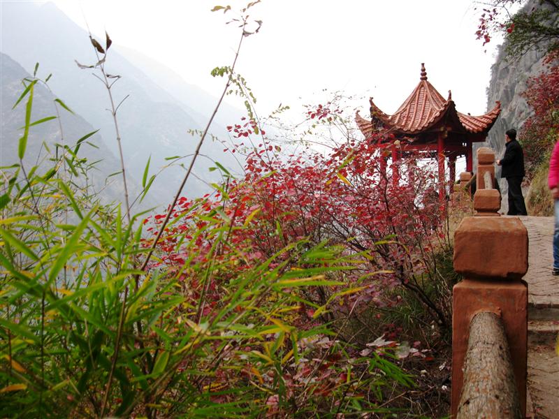 The Goddess Peak of the Three Gorges on the Yangtze River in China The Goddess Peak of the Three Gorges on the Yangtze River in China