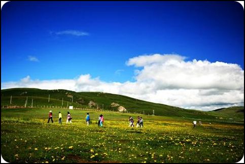 gansu 甘肅 碌曲 尕海湖