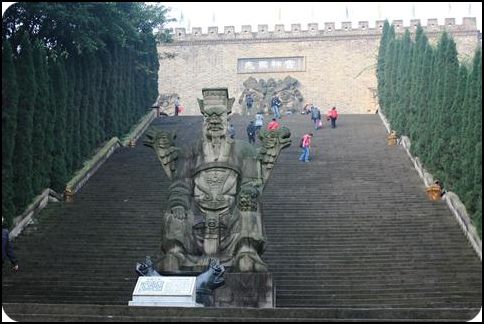 中國 重慶 豐都鬼城  鬼國神宮 冬天2