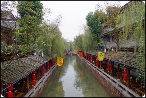 中國 重慶 長壽古鎮 冬天