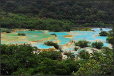 關于四川九寨溝風景區你知道多少？ 九寨溝風景區在四川省的西北部地區，它距離成都市有400多千米，位于長江的上游。九寨溝風景區是一個自然風景區，它的地勢是很崎嶇的，有著很多個山谷，它是世界自然遺產，也是世界重點的風景區。同時這里也是中國著名風景名勝區和全國文明風景旅游區示范點，被譽為“世界最佳生態旅游目的地之一”。