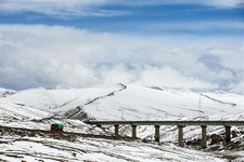 青海有多美？（2） 青海每個(gè)季節(jié)都會(huì)呈現(xiàn)出不同的美。春天的青海，伴著徐徐微風(fēng)，拂面而過，可欣賞到貴德滿城的梨花、民和桃園中競(jìng)相開放的桃花、化隆回族自治縣遍地的杏花；夏天的青海，則有著湛藍(lán)的天空、絢爛的油菜花，更擁有天造地設(shè)的空調(diào)，不但涼爽風(fēng)景更是壯麗。