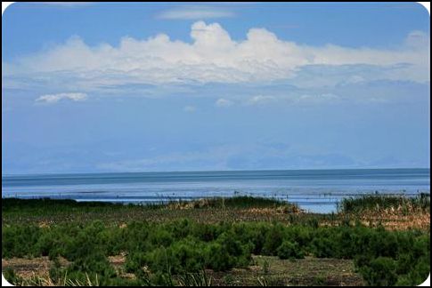 xinjiang 新疆 博湖 博斯腾湖风景名胜区