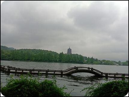 中國 浙江杭州 西湖 夏天 陸維