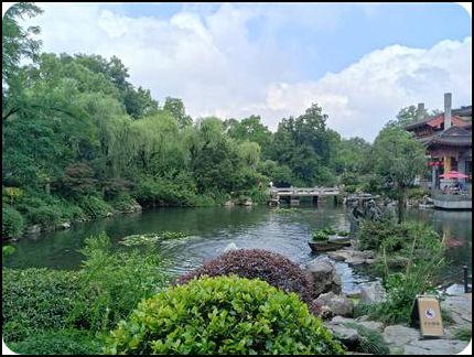中國 浙江杭州 西湖 夏天 陸維