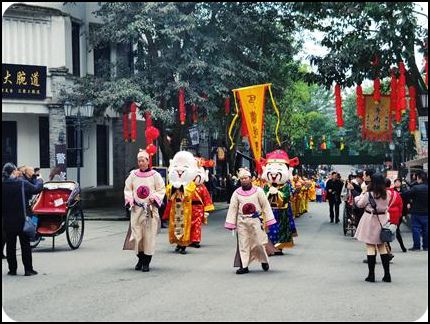 重慶 兩江影視城 民國街 冬天 劉鴻