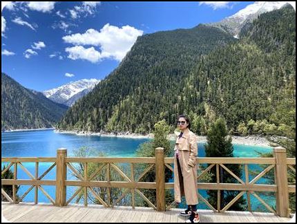 四川 九寨溝 長海 夏季 袁銀月