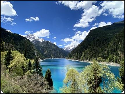 四川 九寨溝 長海 夏季 袁銀月