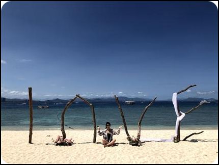 海南 三亚市 蜈支洲岛 夏季 袁银月