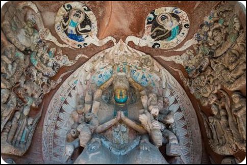 中國 重慶 大足石刻 北山石刻