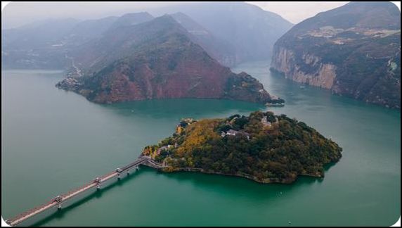 中國 重慶 三峽 白帝城 夔門 冬季 楊志熠