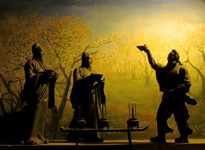 周末去张飞庙参加释压庙会