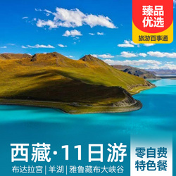 西藏拉萨、林芝、羊湖、圣象天门去卧回飞11日游