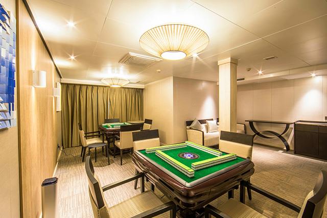 世紀凱歌號遊輪棋牌室