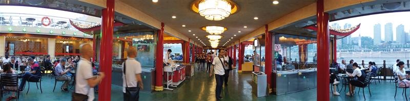 Chongqing Night View, Two Rivers Cruise, Chongqing Jinbi Queen Top Floor Viewing Street