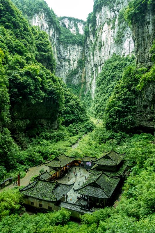重庆 武隆 天生三桥 天福驿站 夏季 杨志熠