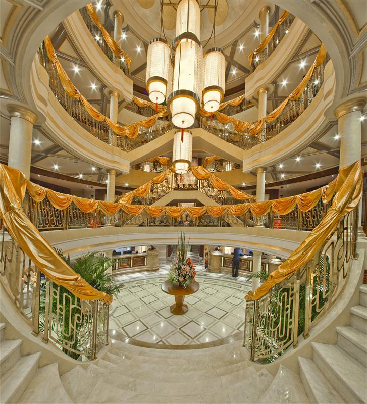 黄金1号游轮 大堂环境