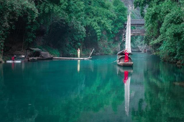 中国 湖北 宜昌 三峡人家 冬季 杨志熠