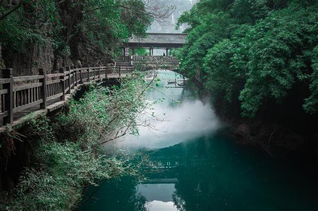 中国 湖北 宜昌 三峡人家 龙溪桥 冬季 杨志熠