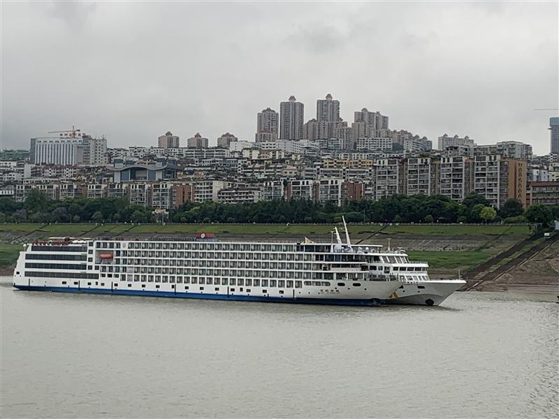 China Chongqing Fengdu ship stops at Fengdu