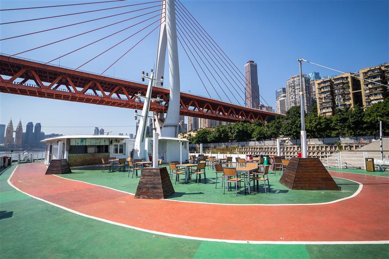 长江记忆游轮健身跑道图片