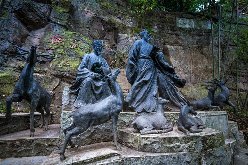 Father and Son of Su Family from Shuangguishan, Fengdu, Chongqing, China