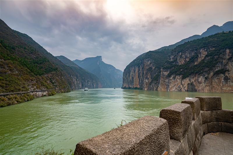 中國 重慶 奉節 白帝城 赤甲樓 野生獼猴 夔門 古炮臺