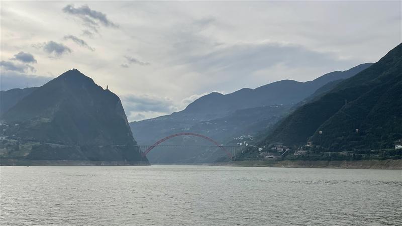 长江印象上看巫山港