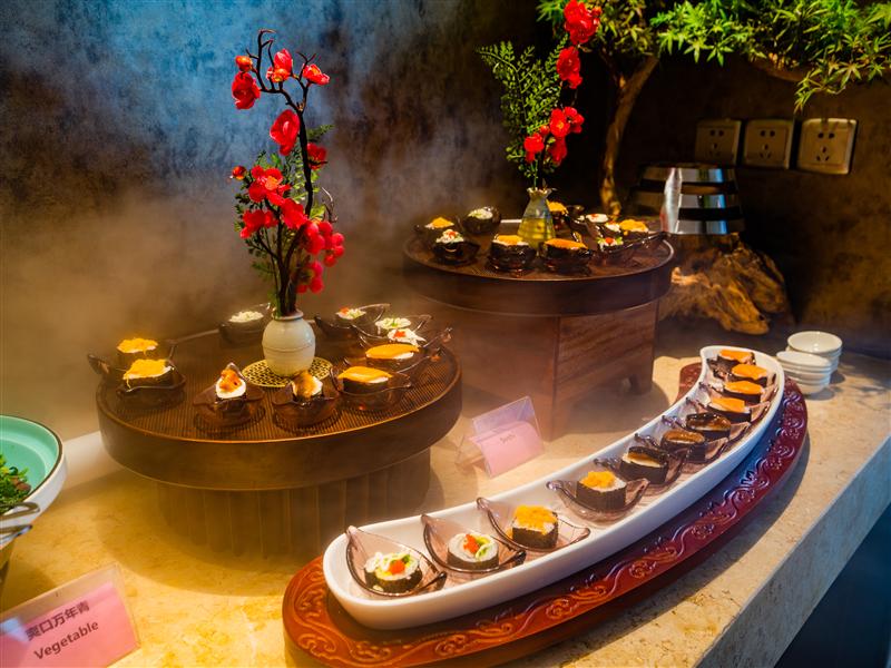 三峽長江奇跡自助餐美食