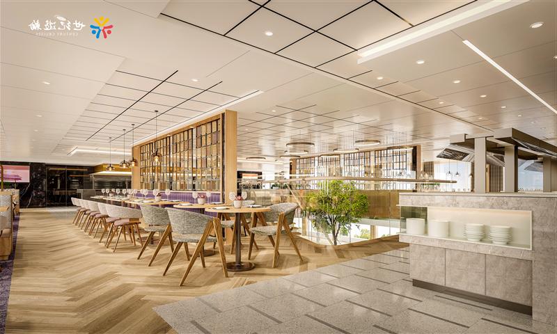 三峡游轮世纪远航号设施环球舟厨餐厅