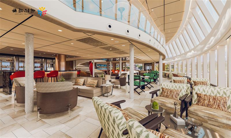 三峽遊輪世紀遠航號設施茜茜酒廊