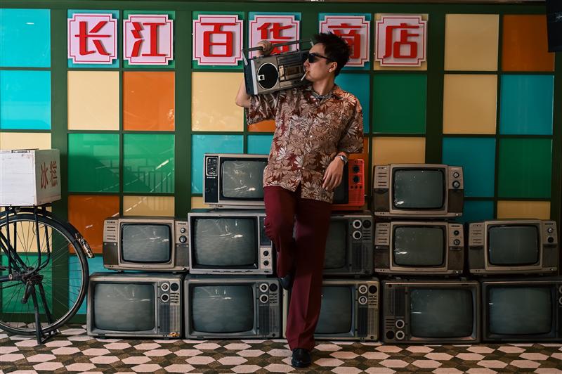 三峽長江記憶公區設施客人互動