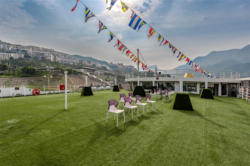 三峽長江記憶公區設施客人互動1