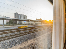南方列车 潇湘号 窗外风景