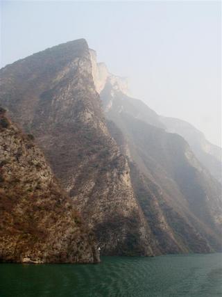 中国 长江三峡 冬天 瞿塘峡风光