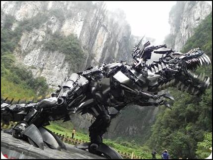 中国 重庆 武隆 天生三桥 变形金刚 冬天 张志伦