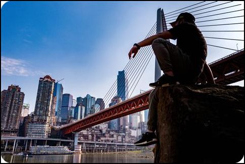 重庆 千厮门大桥 春天 杨志熠