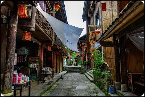 重庆 酉阳 龚滩古镇 夏季 杨志熠